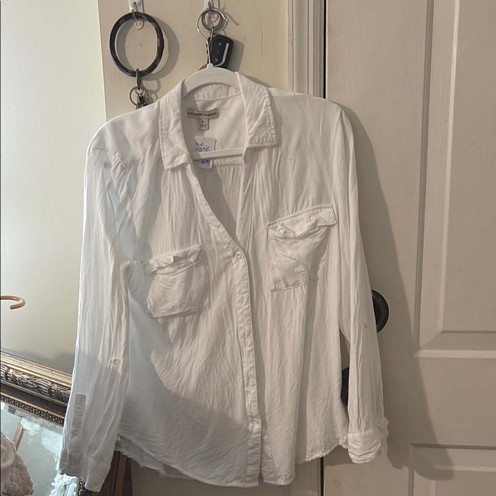 White Button-Up Shirt